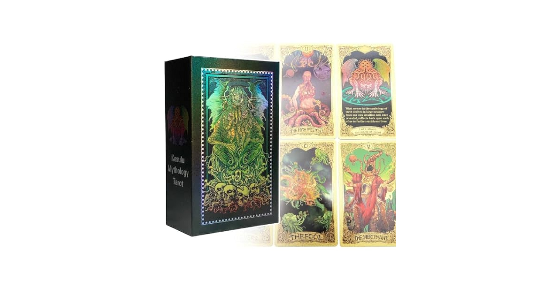 Kesulu Mythology Tarot 【ゴールド版】　タロットカード Amazon.co.jp: FM-X タロットカードKesulu Mythology Tarot